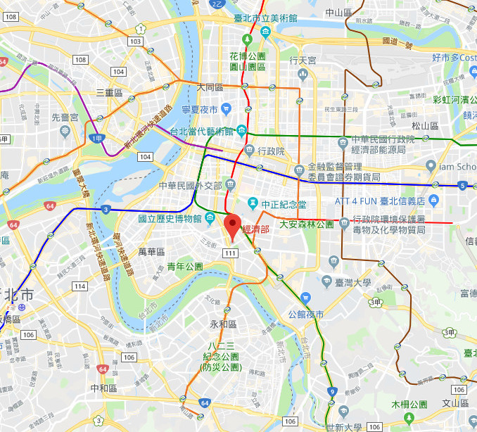 經濟部地圖